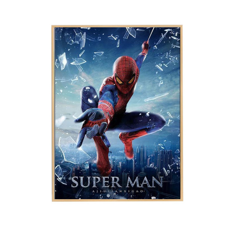 卡通蜘蛛侠钻石画2025新款满钻5d手工贴钻带相框儿童房十字绣,淘宝优惠券,粉丝福利购,淘宝优惠卷
