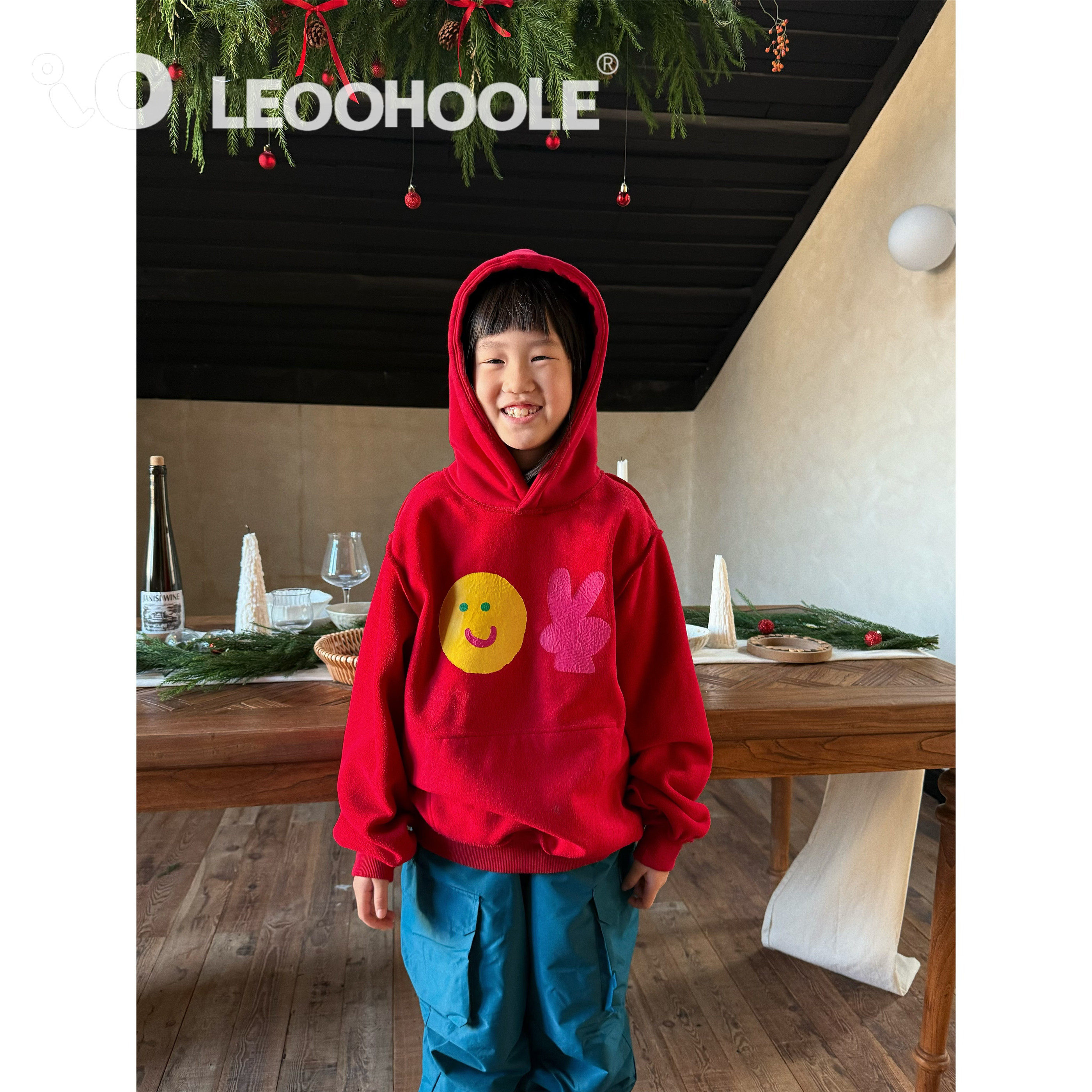 LEOOHOOLE | 哦哦乐 5A抗菌自发热一体绒双面穿连帽卫衣,淘宝优惠券,粉丝福利购,淘宝优惠卷