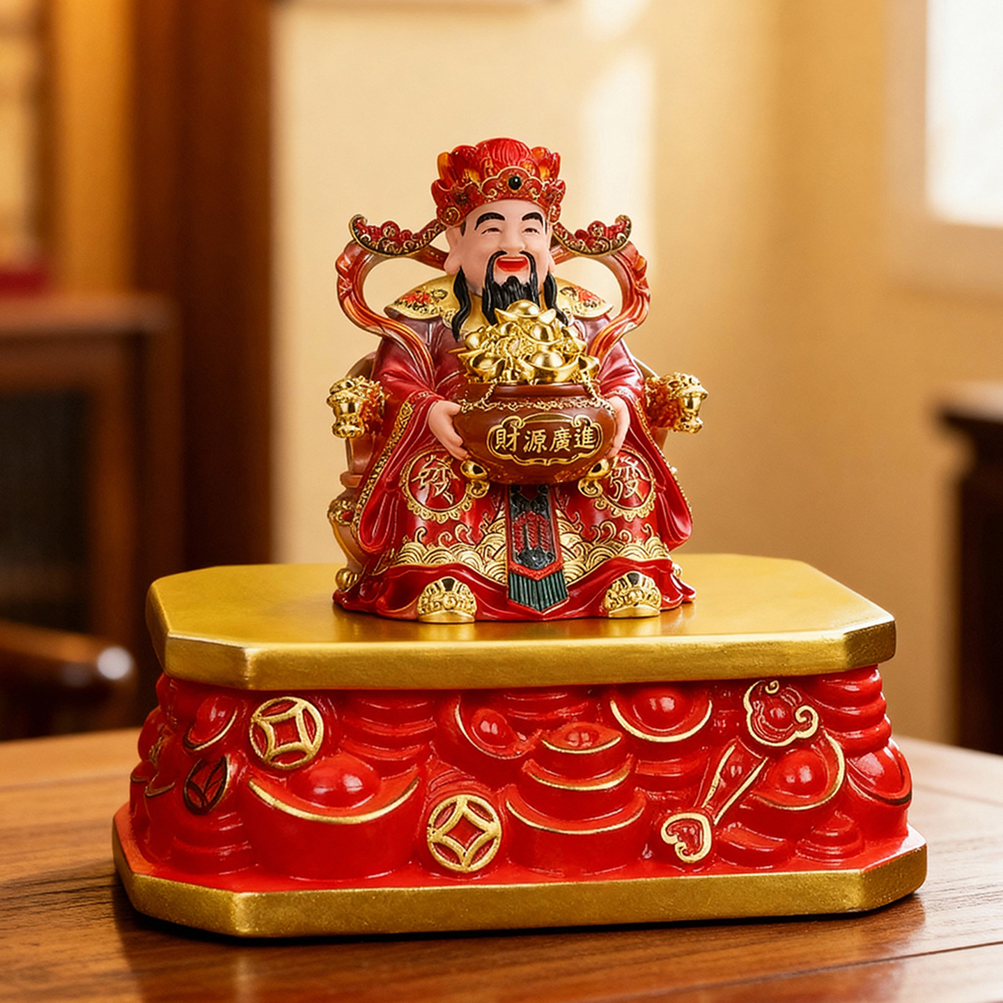 财神爷长方形增高垫神像陶瓷底座家用观音供座台室内供佛底座高台,淘宝优惠券,粉丝福利购,淘宝优惠卷