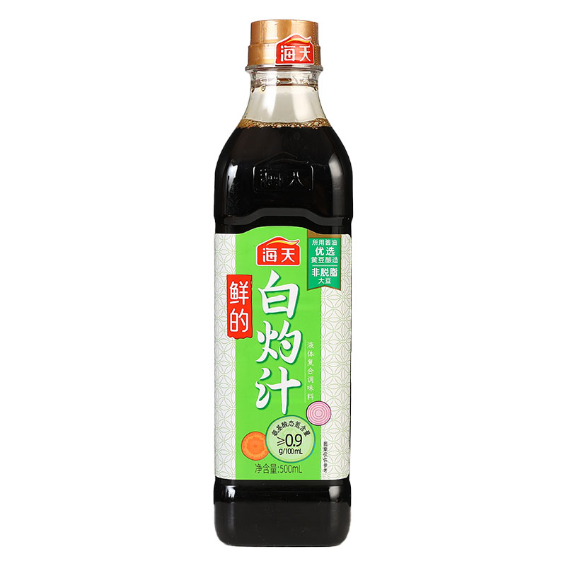 海天鲜的凉拌汁500ml0脂白灼海鲜捞汁凉皮拍黄瓜调料汁酸辣凉拌汁 - 图1