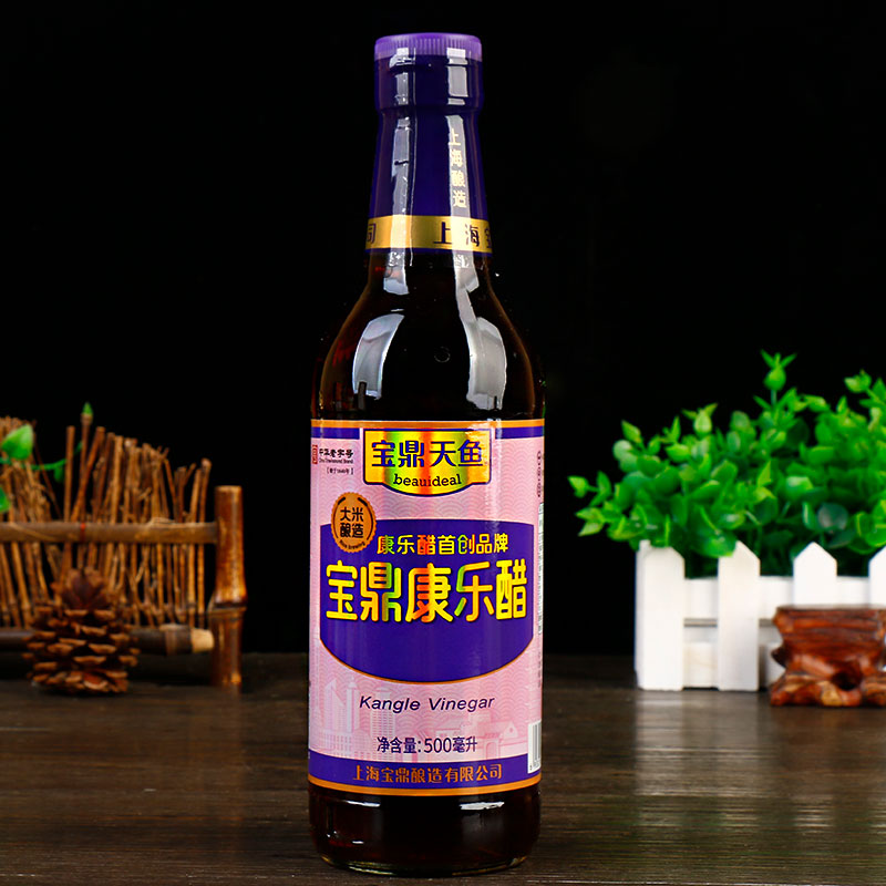 上海宝鼎天鱼康乐醋500ml*2虾蟹醋蘸醋家用凉拌醋佐餐食醋旗舰店-图1