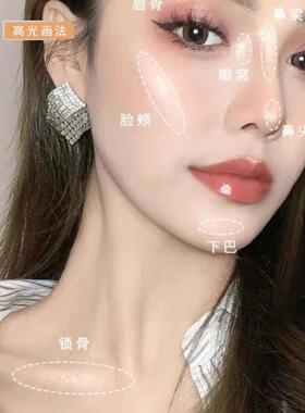 生姜钻石高光碟细闪提亮