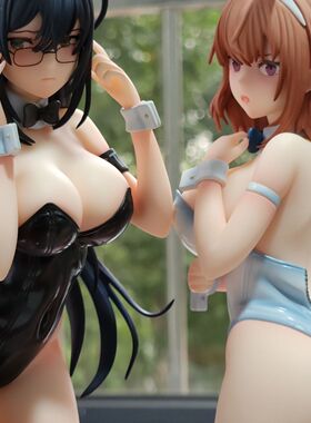 黑兔女郎机箱摆件手办动漫二次元模型玩具兔葵美少女下芽白兔公仔