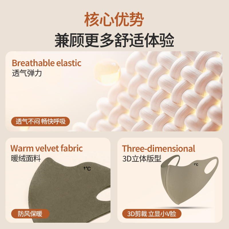 口罩女高颜值2024新款秋冬防晒冬天骑行防风防寒冬季保暖潮款面罩