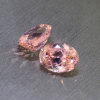Padparadscha loose stone oval cherry pink morganite