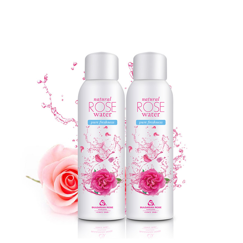 保加利亚大马士革玫瑰纯露花水两瓶 bulgarianrose面部护理套装