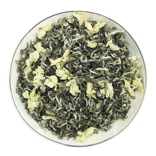 四川茉莉花茶2025新茶蒙顶山碧潭浓香型细芽甘露飘雪散装茶叶500g - 图3