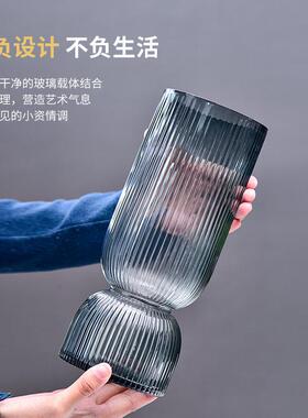 法兰晶欧式简约创意竖纹花瓶
