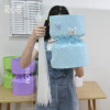 Flower thought nylon floral tie flower bouquet diy