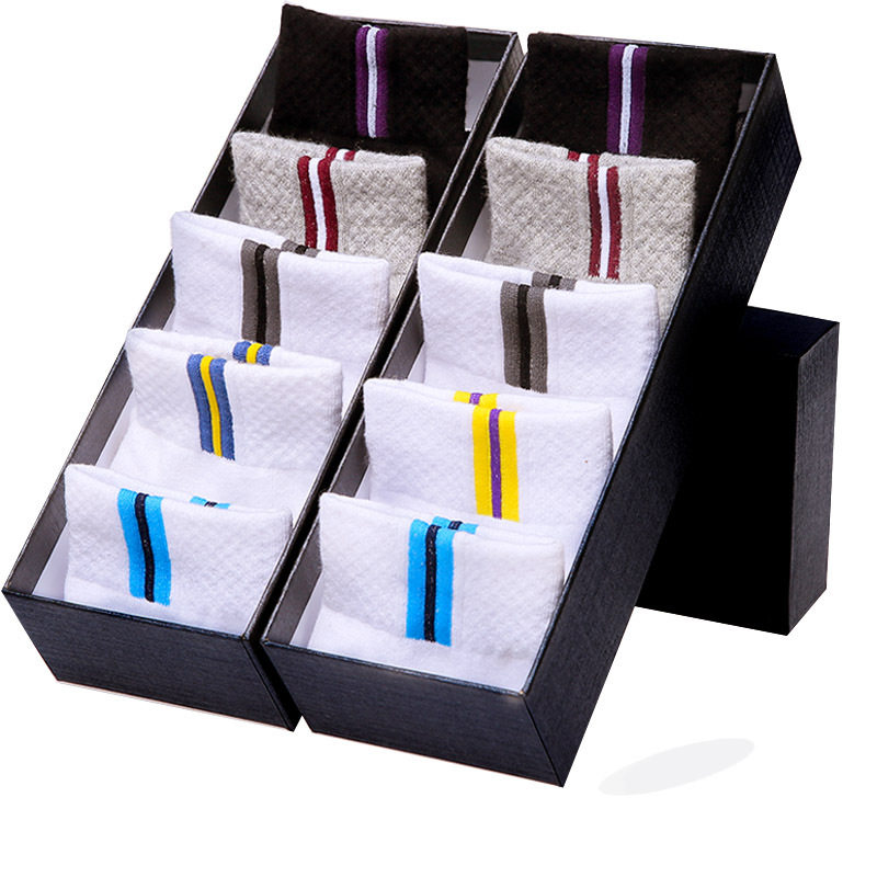 男士纯棉防臭吸汗夏季四季潮中筒袜 斑斓贝壳短袜/打底袜/丝袜/美腿袜