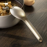 Кейт Кайси чистый титановый ложка длиннонокожие вилочные плита с легкой портативной портативной портативной портативной портативной портативной портативной вилкой