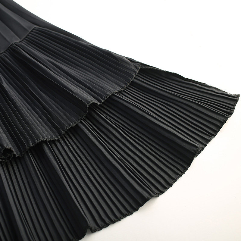 不规则秋冬中长款高腰显瘦半身裙 简蜜缇半身裙