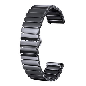 适用Amazfit华米智能运动手表表带GTR3Pro陶瓷手链GTS2/A1602/1928替换带GTR2E/GTS/POP Pro米动青春版1S/NEO