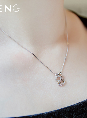 十二生肖转运属鼠护身符刻字项链