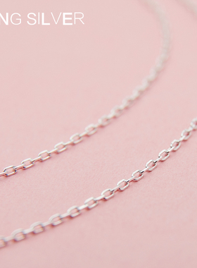 925银925银女可调节项链