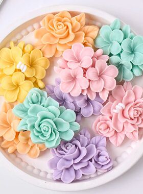 Frangipani Gardenia Flower Silicone Candle Mold DIY Handmade