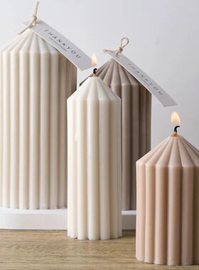 Simply Style Cylindrical Candle Silicone Mold DIY Aromath Ca