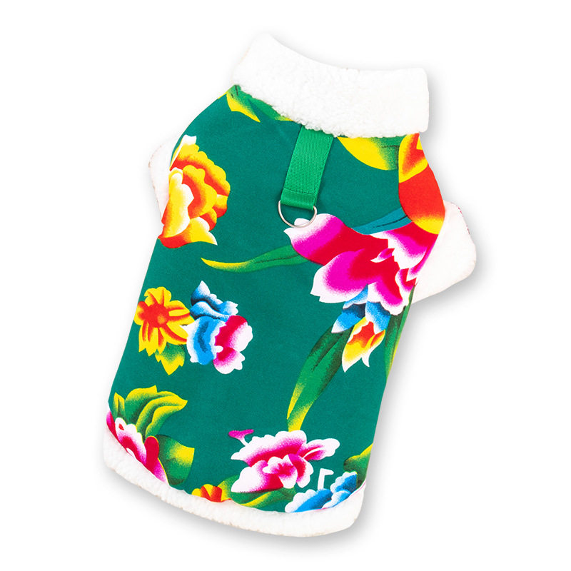 宠物猫咪衣服东北大花棉袄加厚牵引棉衣保暖秋冬款布偶猫英短背心,淘宝优惠券,粉丝福利购,淘宝优惠卷