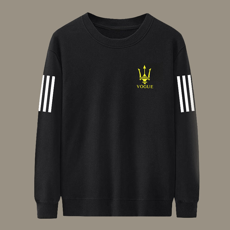 潮牌休闲衣服男卫衣2025新款春秋季学生百搭宽松薄款外穿三杆外套