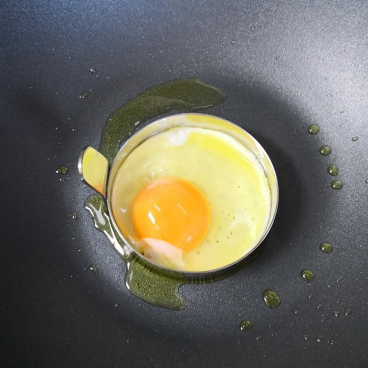 加厚不锈钢方形煎蛋模具心形圆形煎蛋器吐司三明治花式厨房饭团圈 - 图2