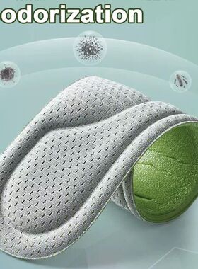 2PCS Soft Memory Foam Insoles for Shoes Men Women Deodorant