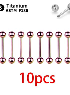 1/10pcs External Internal thread Piercing Jewelry G23 Titani