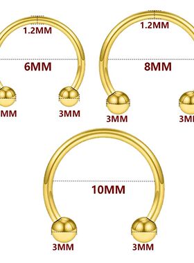 40PCS Surgical Steel Body Piercing Jewelry Lot Bulk Nose Rin