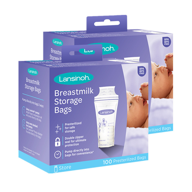 lansinoh /兰思诺180ml母乳保鲜袋 lansinoh拜盈母乳储存保鲜
