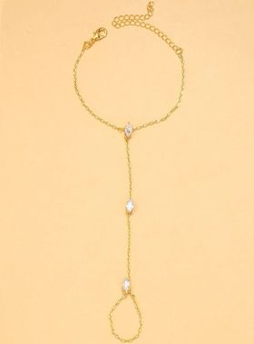 2025 Party Bohemia Rhombus Crystal Bracelet Hand Jewelry for