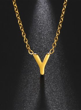 Initial A-Z Letter Necklaces for Women Elegant Cha Choker 26