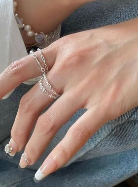 925 Sterling Silve Love Heart Hollowed Out Ring For Women Gi