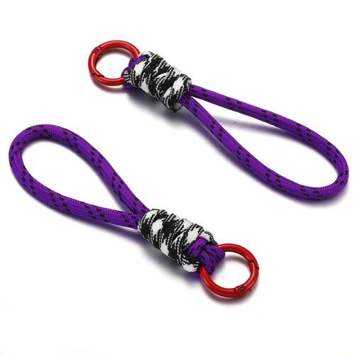 Creative Hand Woven Keychain For Mobile Phone Lanyard Anti L - 图3