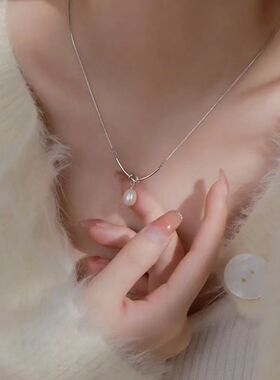 5pcs Pendant Necklace Set: Fresh & Sweet Necklace, Collarbon