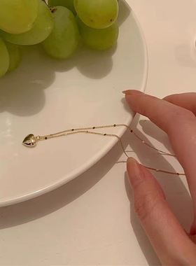 Love Necklace Temperament Heart Pendant Clavicle Chain Simpl
