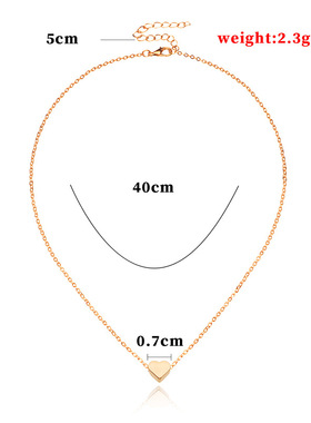 Love Pendant Clavicle Chain Ladies Valentine's Day Jewelry G