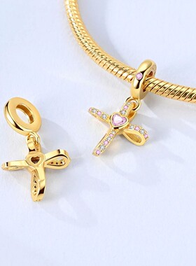 Original 925 Silver Gold Charms Beads Fit Bracelet DIY Eleph