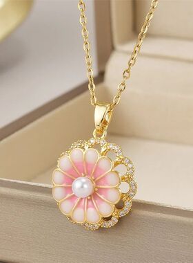 Exquisite Micro Inlaid Zircon Butterfly Tassel Necklace For