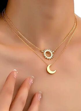 PendantSimple Holiday Style Elegant Retro Double Stack Weari