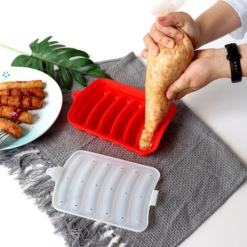 Silicone Sausage Maker Mold DIY Silicone Handmade Hamburger - 图2