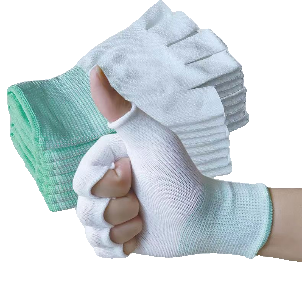 秋冬季保暖触屏手套漏指头打包分拣男女弹力舒适采摘防护劳保手套,淘宝优惠券,粉丝福利购,淘宝优惠卷