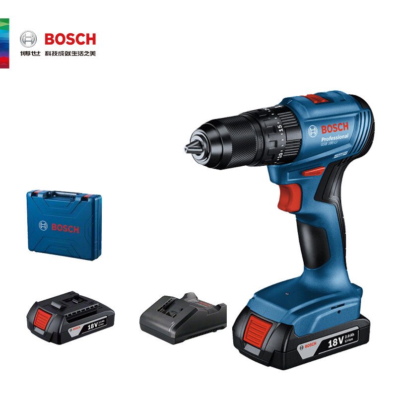 博世新品无刷18v锂电充电式冲击钻 bosch博世真毅电钻