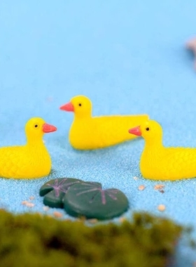 黄色微景观地中海风树脂工艺品