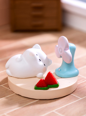 微景观创意四季节春夏秋冬园艺苔藓DIY装饰品桌面汽车树脂小摆件