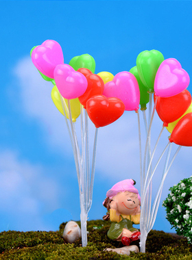 苔藓微景观心形摄影道具工艺品