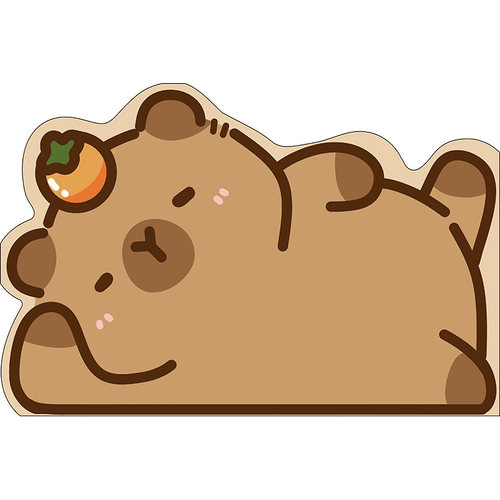 卡皮巴拉地垫浴室门口吸水垫卫生间防滑门垫卡通硅藻泥洗手间脚垫 - 图3