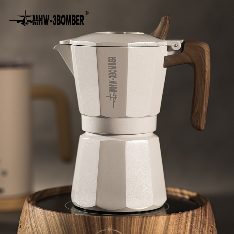 MHW-3BOMBER轰炸机双阀摩卡壶 意式浓缩咖啡壶家用咖啡机咖啡杯,淘宝优惠券,粉丝福利购,淘宝优惠卷