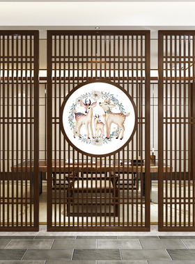 实木屏风隔断专业定制榫卯工艺