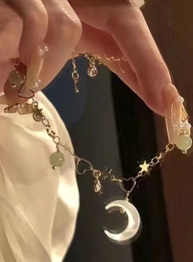 【六条装】小众手链女ins百搭山茶花串珠拼接设计手链闺蜜