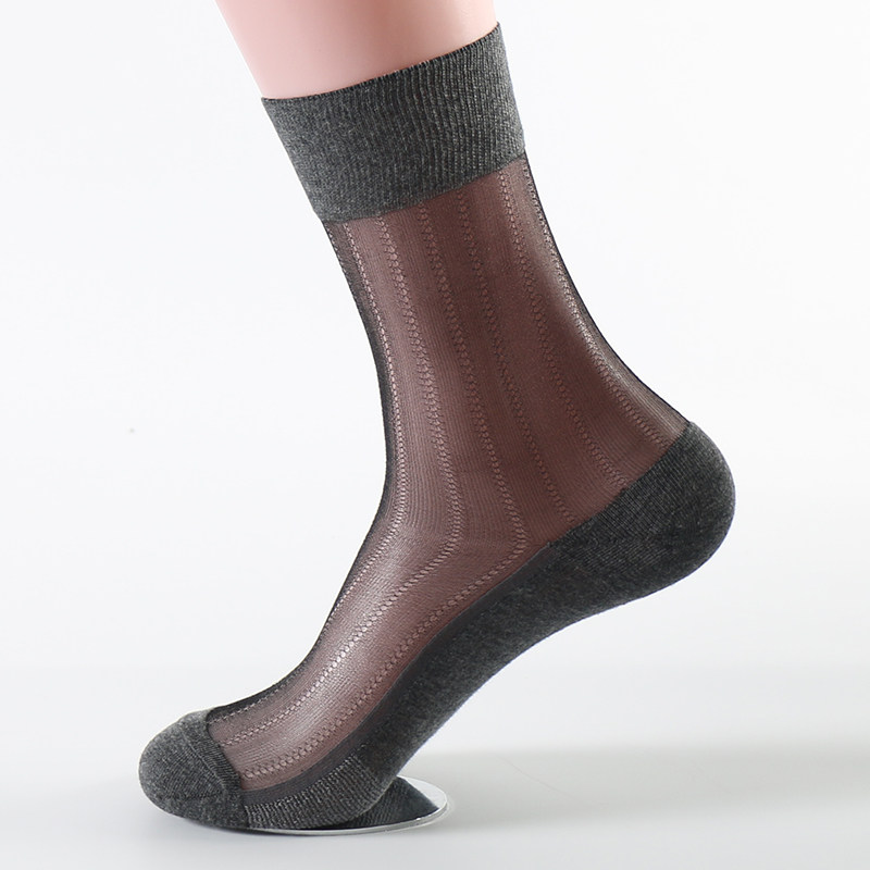 冬爱5双装男袜子夏薄款棉底丝袜 冬爱短袜/打底袜/丝袜/美腿袜