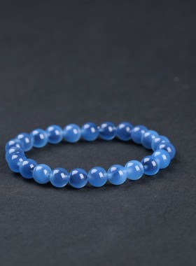 天然彩糖心玛瑙散珠冰糖心彩珠子手工圆珠手链项链手串DIY配件